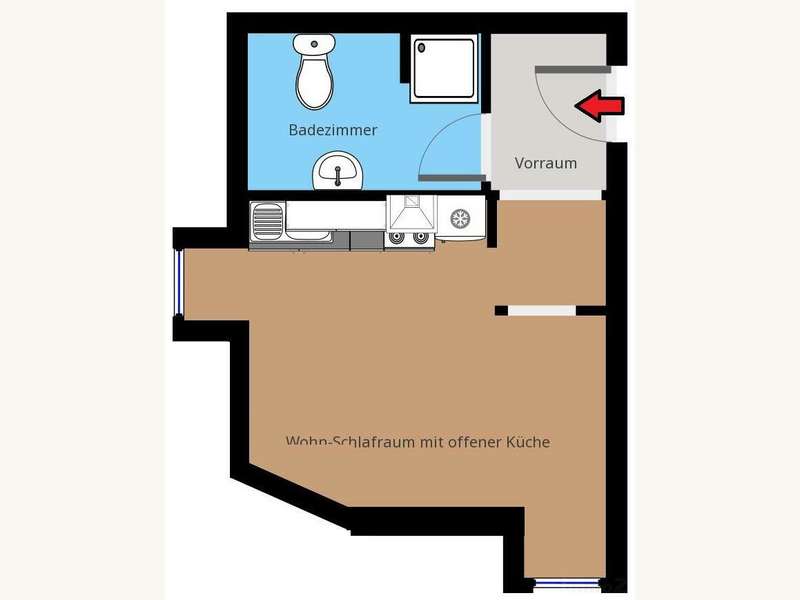 Dachgeschosswohnung in 8010  - 10