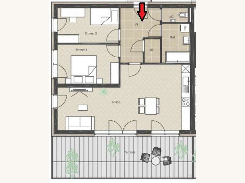 Penthouse in 8053  - 2