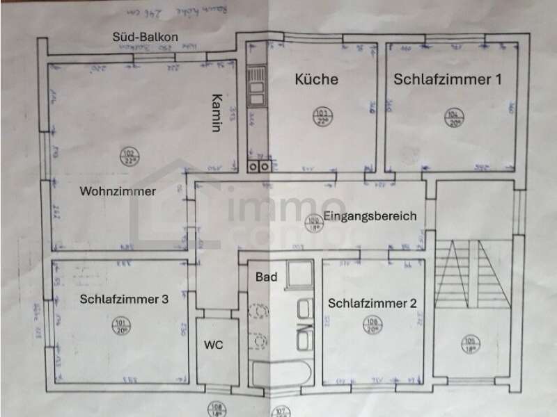 Grundriss - Mietwohnung Dornbirn - Bild 17 von 18 Mietwohnung in 6850 - 17