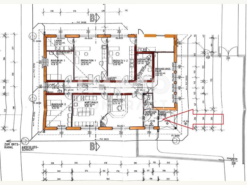 Grundriss - Praxis Oberwart - Bild 16 von 16 Praxis in 7400 - 16