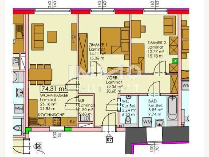 Dachgeschosswohnung in 3371  - 13