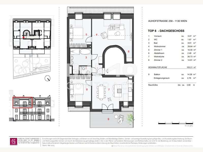 Dachgeschosswohnung in 1130  - 26