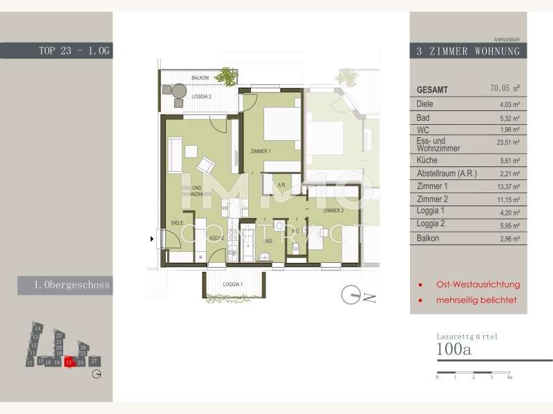 Mietwohnung in 8020  - 13