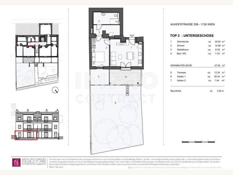 Grundriss Top 2 - Bild 10 von 10 Mietwohnung in 1130 - 10