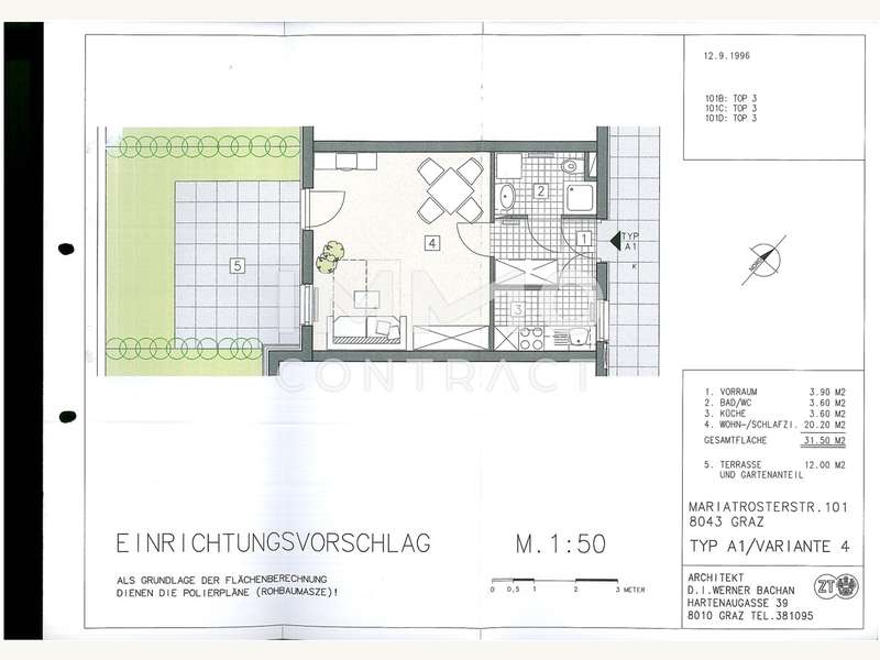 Terrassenwohnung in 8043  - 8