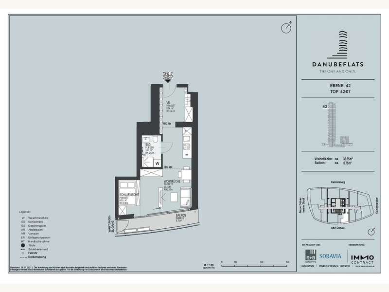 DAF - Mietwohnung Wien - Bild 24 von 24 Mietwohnung in 1220 - 24