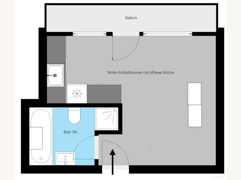 Dachgeschosswohnung in 8043  - 2