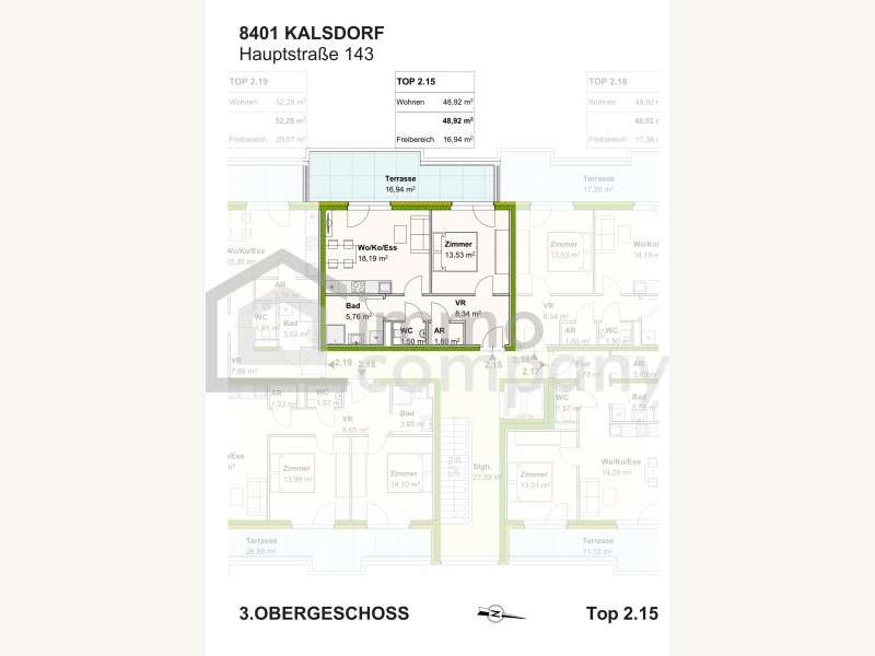 Terrassenwohnung in 8401  - 4