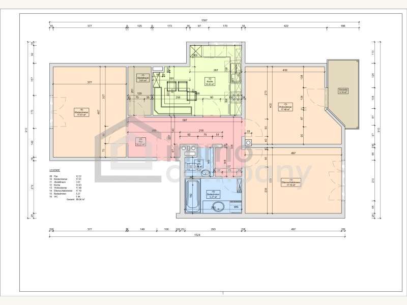 Grundriss - Mietwohnung Dornbirn - Bild 19 von 20 Mietwohnung in 6850 - 19